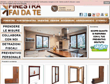 Tablet Screenshot of finestrafaidate.com